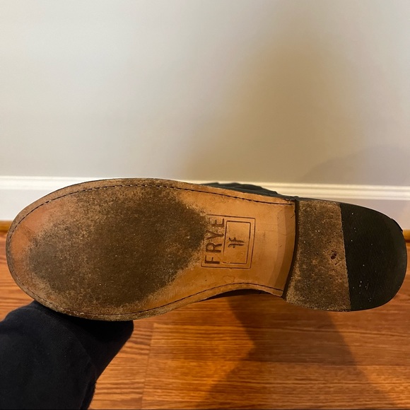 Frye Paige Tall Riding Boot - Black - Size 8 - Picture 15 of 16